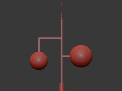 Orsjo Decostick Pendant Light 3D model