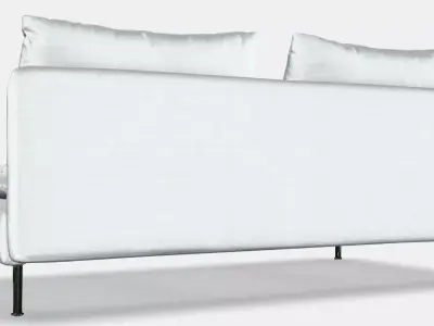 SODERHAMN 3-seat section 4 Low-poly 3D model