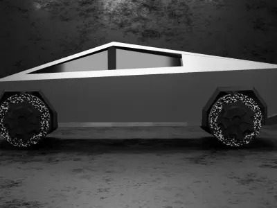 tesla cybertruck Free 3D model