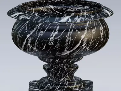 Garden urn planter10 3D model