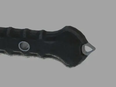 combat dagger Low-poly 3D model purchase