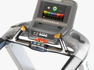 matrix fitness T7xe Treadmill 3D model