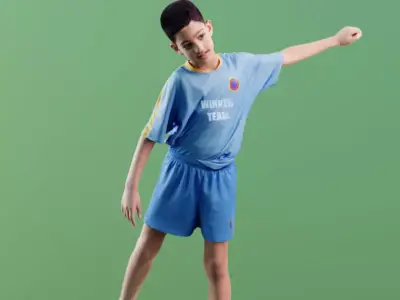 Amal 10017 - Soccer Kid Low-poly 3D model