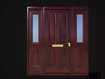 Hinged door 06 3D model