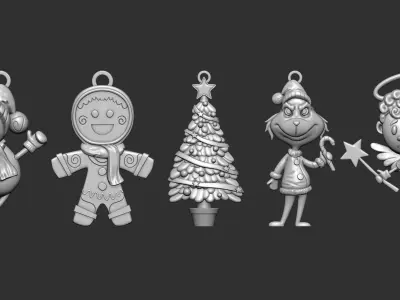 Christmas decorative STL   3D print model