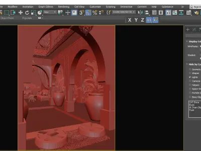 Islamic Hall 3D model