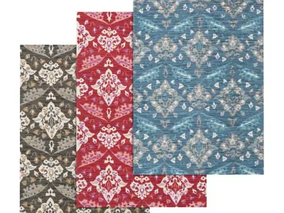 Rug Set 1166 3D model