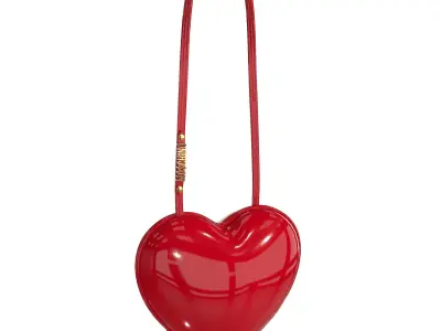 Moschino Heartbeat Bag Low-poly 3D model