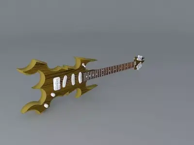 Rock guitar Free 3D model