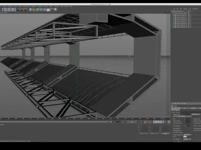 Industrial Structure 3D model