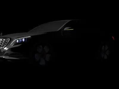 mercides benz 2013  Low-poly 3D model