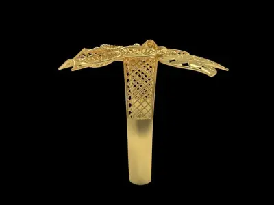 Fusion Gold Rings RAA05 3D print model