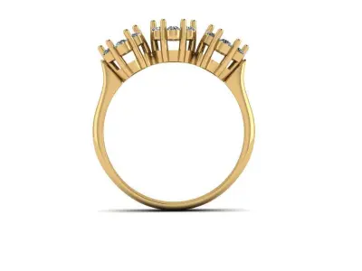 solitaire ring 3D model