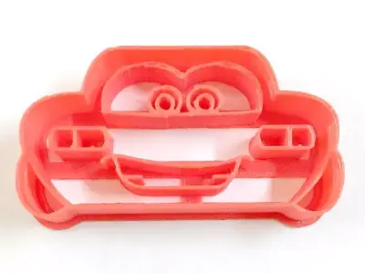 Cars Lightning McQueen Cookie Cutter 3D print model