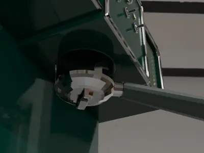 Modelo 3D de Cafetera Espresso Moderna - Estilo Retro 3D model