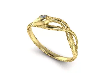 snake bangle 3D print model