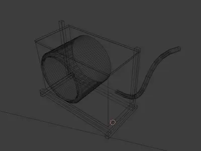 Air Conditioner full sticker and graffiti Low-poly 3D model 3D model