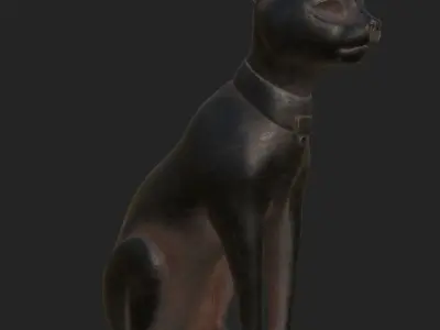 Cat Stature 3D model