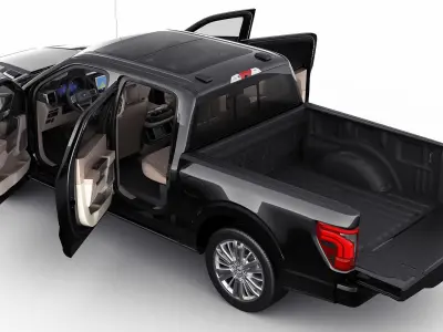 Pick-up F-150 2024 Platinum 3D model