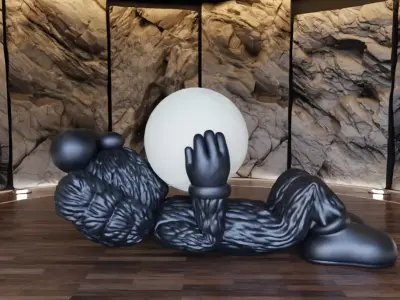 Kaws Holiday Shangai BFF Version Fan Art Toy 3D print model