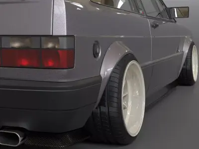 Volkswagen Gol GTI 3D model