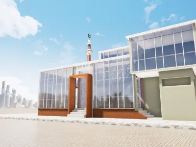 Mosque Konsultan Properti Indonesia 1 3D model