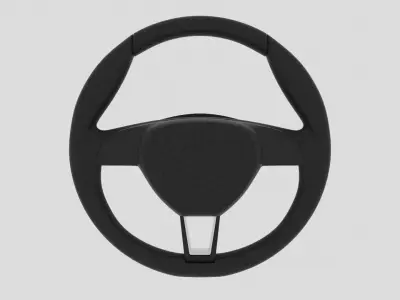 Skoda Steering Wheel 3D model