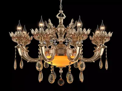 MD 89325-8-2 Osgona Chandelier 3D model
