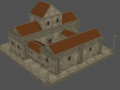 Ancient home 3D model