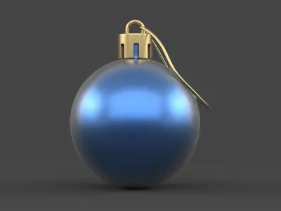 Christmas Ball 3D model 7