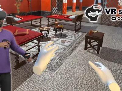 Roman House Interior VR Low-poly 3D model