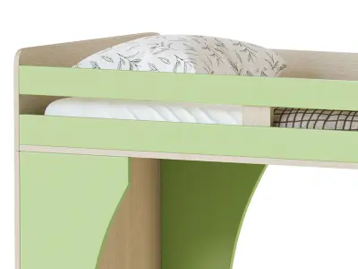 Bunk bed Funky Kids 2 3D model