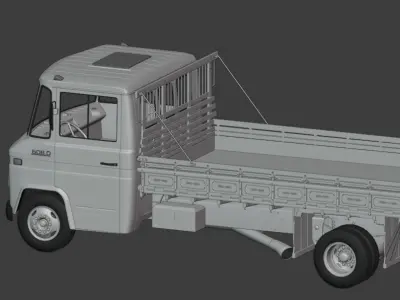 Mercedes  608 710 TRUCK 3D model