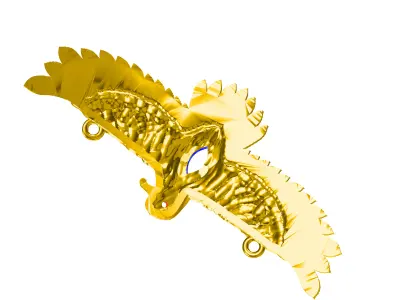 eagle pendant Jewellery Jewelcad  3D print model