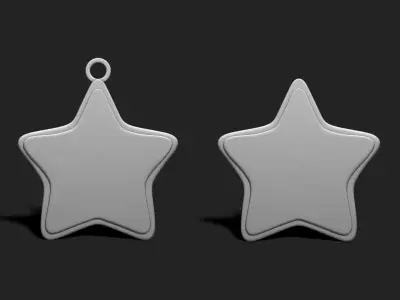 Christmas Cookie Ornament - Pendant -  Christmas Tree 9 3D print model