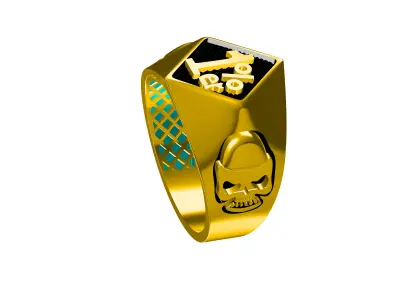 biker ring Free 3D print model