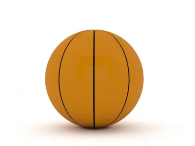 Basket ball 3D model