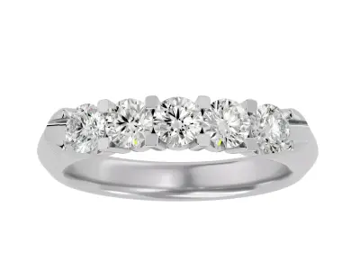 3D Printable Diamond Ring Model 3D print model buy