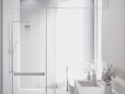 Luxury Bathroom 3D model