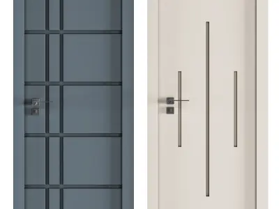 door pvc 02 3D model