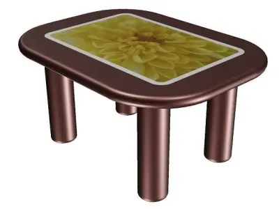 Fabulous Table Low-poly 3D model