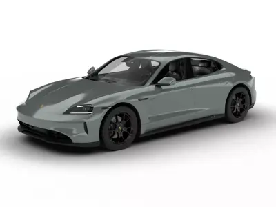 Porsche Taycan GTS 2025 3d model 3D model