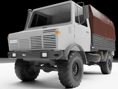 Mercedes Unimog 4x4  3D model
