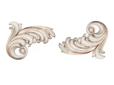 Classic carved 133 3D model