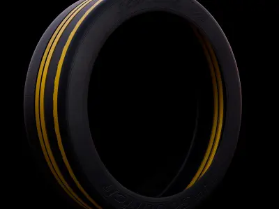 BF Goodrich Scorcher TA Tires Low-poly 3D model