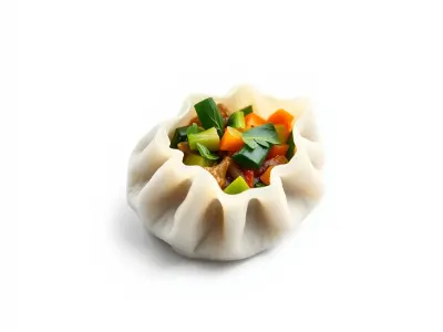 Ornate Gyoza Dumpling Decorative Model Pack Low-poly 3D model