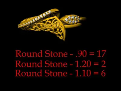 3D Printing Unique Women Ring  3D print model