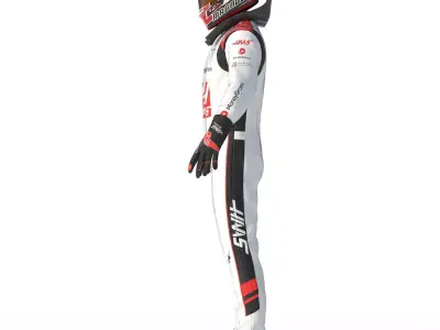 F1 Haas Suit 2023 3D model