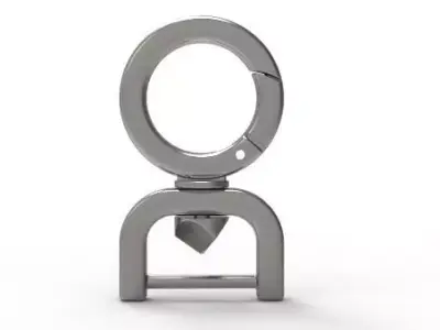 Luxury Metal Bag Hook Premium Purse Carabiner 3D print model