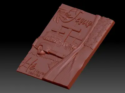 Car road 3D print model